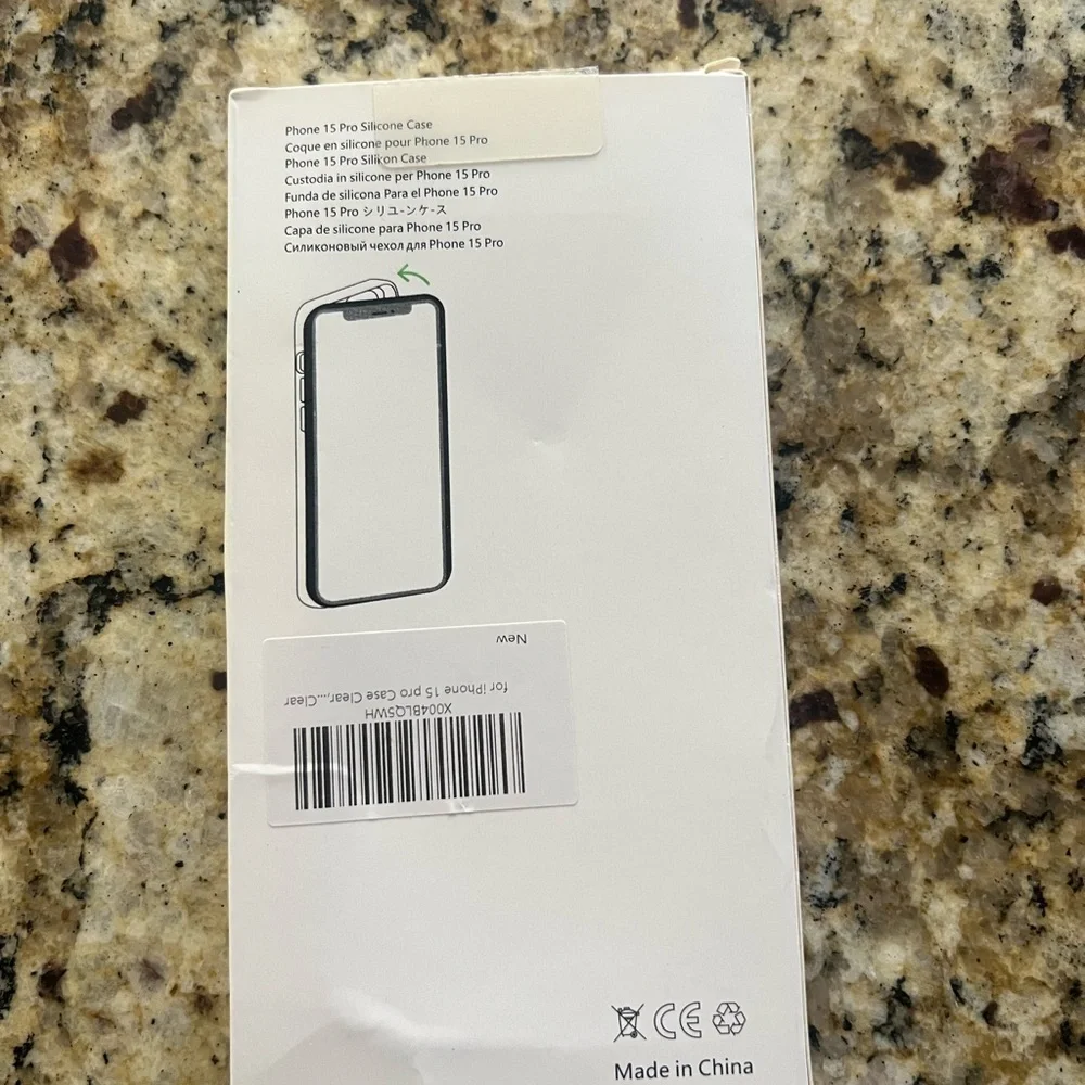 NEW iPhone 15 pro Case Clear